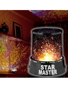 Duvara Işık Yıldız Yansıtan Star Master Gece Lambası